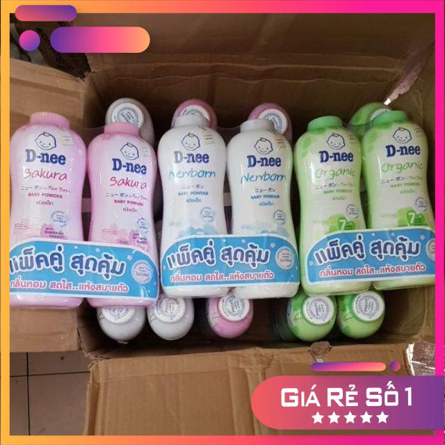 Phấn Rôm Em Bé Dnee D-nee Baby Powder Chính Hãng Thái Lan Chai 380g