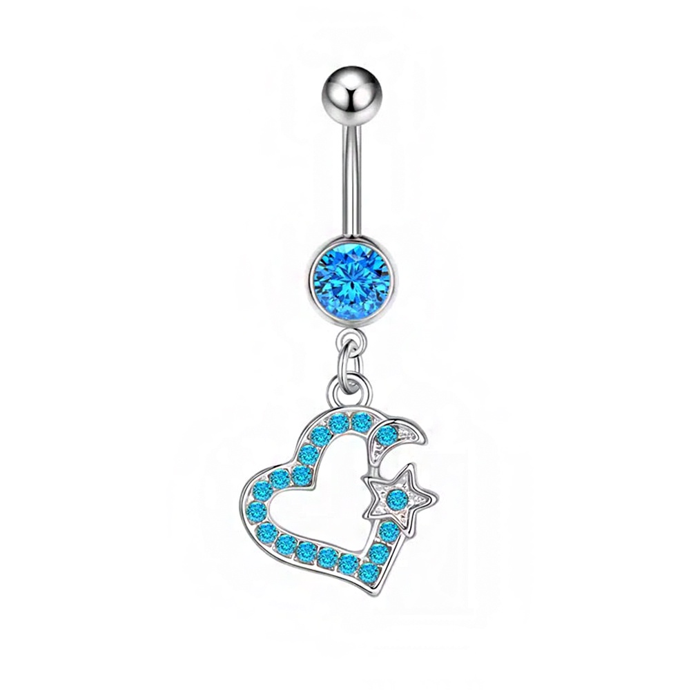 Khuyên Rốn Mặt Hình Bướm Đính Đá Zircon Thời Trang Cho Nữ