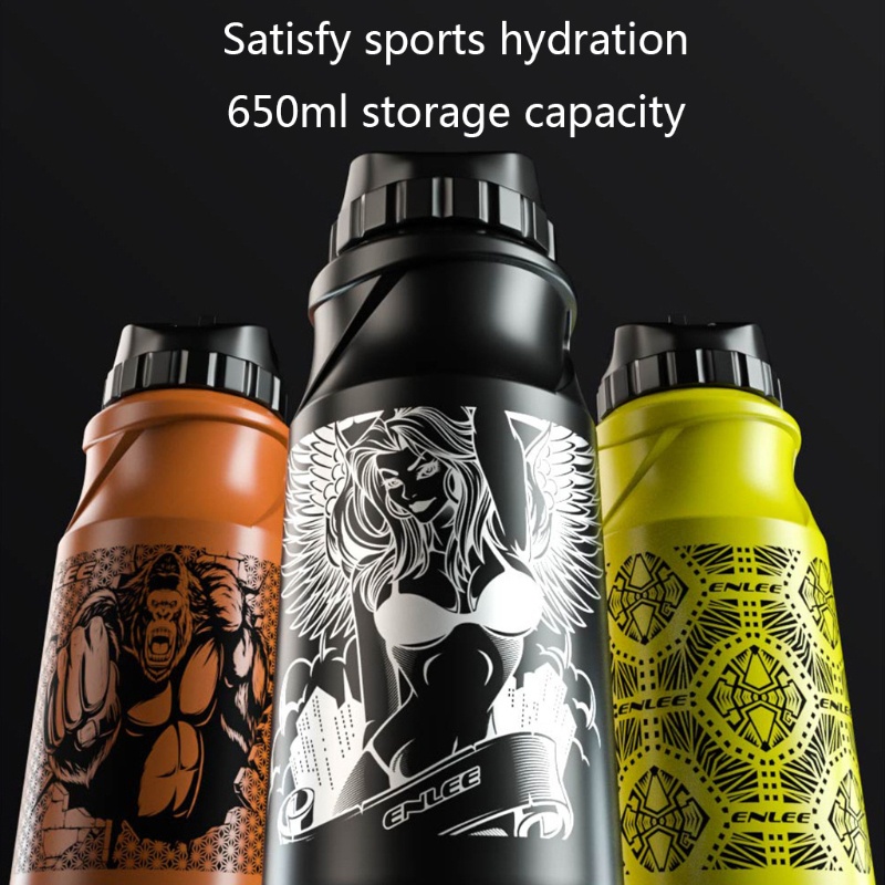 Bình Nước Thể Thao 650ml Bằng Nhựa Không Bpa Tiện Dụng