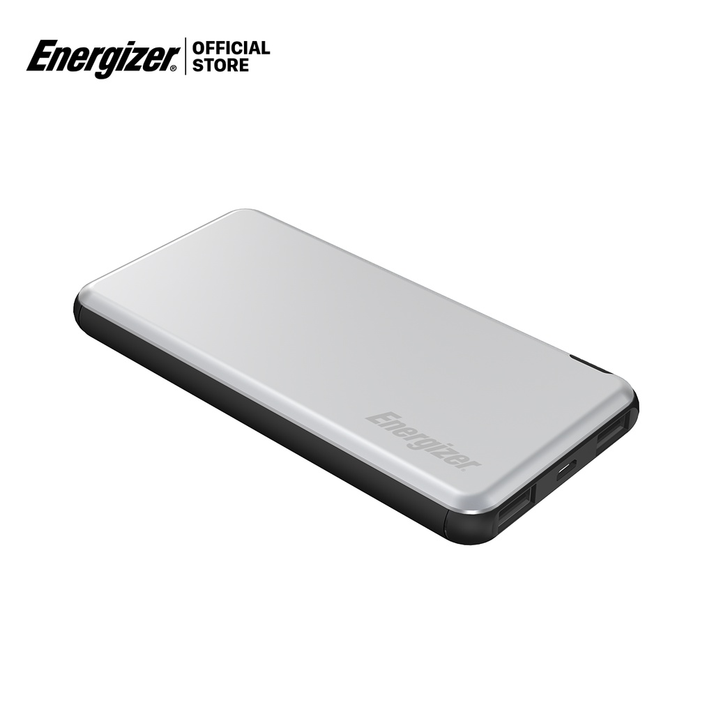 Pin dự phòng Energizer Chiến Binh II 10000mAh UE10046 - thiết kế gọn nhẹ, tích hợp 2 cổng output tiện lợi