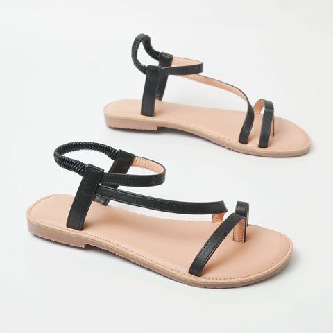 Sandal Nữ PAM Giày Việt - Chất Lượng Việt Kiểu Xỏ Ngón Dây Mảnh Chéo Quai Bo Chun Đế Bệt Siêu Nhẹ - SDQG05 - Size 36-39