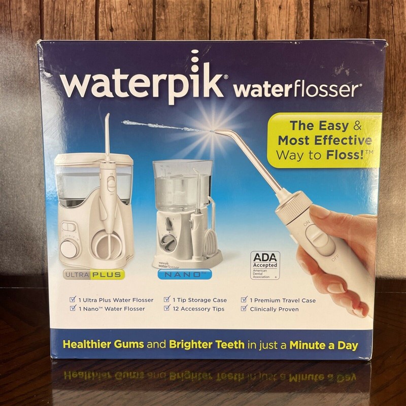 Bộ đôi Waterpik Ultra Plus WP-150 + Nano WP-310 - Bộ Combo 2 Máy Tăm Nước Waterpik WP150 và 310W