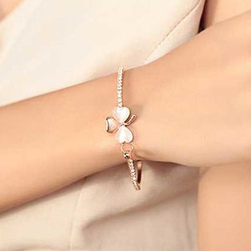 Vòng Tay Nữ Mạ Vàng Đính Hạt Charm