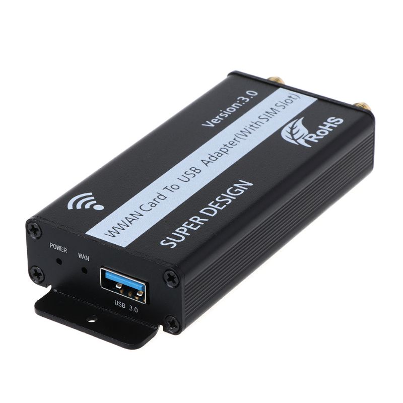 Bộ chuyển đổi NGFF M.2 sang USB 3.0 có khe đựng sim cho mô đun WWAN/ LTE/ 4G