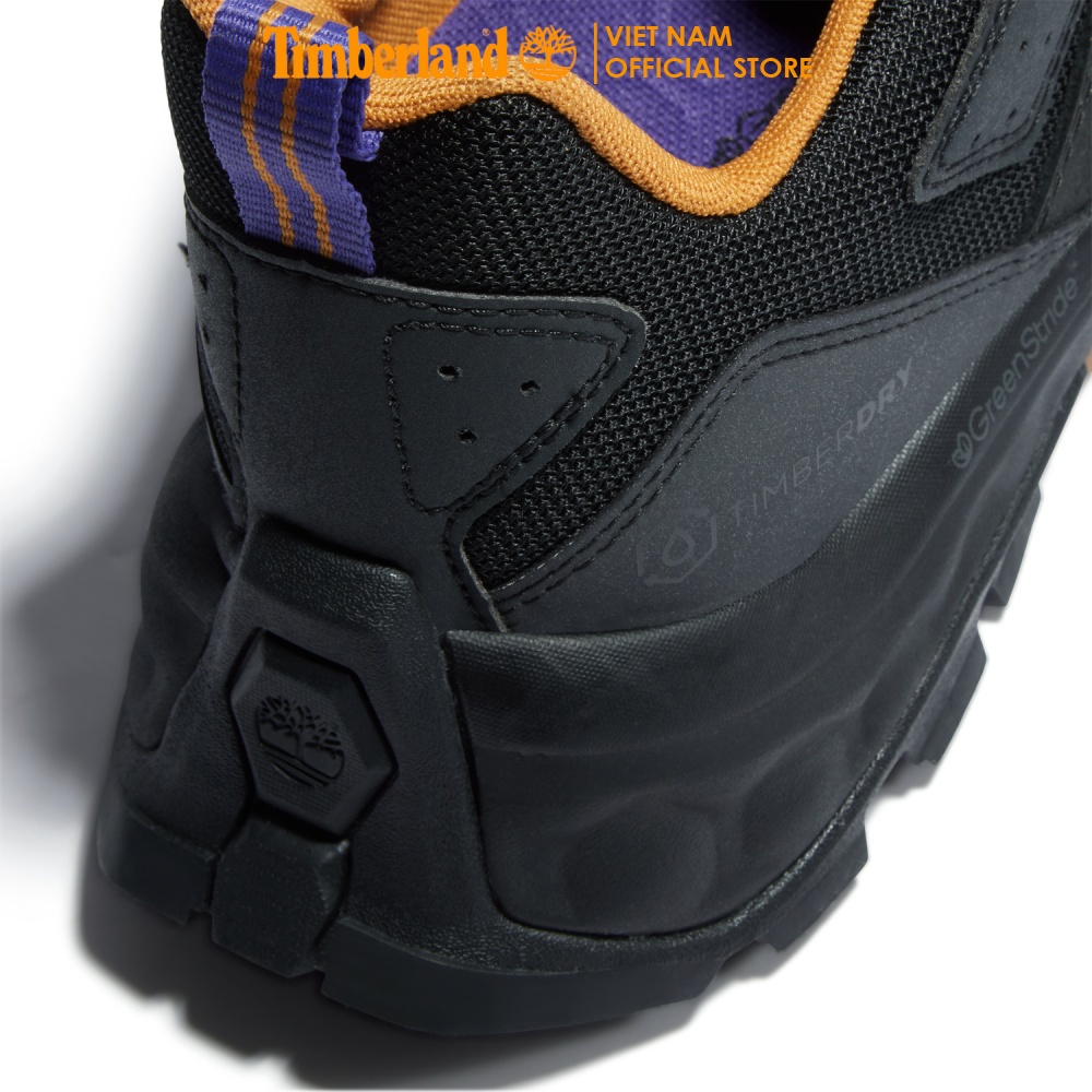 [SALE] Timberland Giày Thể Thao Nam Solar Ridge Waterproof and Fabric Hiker - Black Nubuck - TB0A2G1N