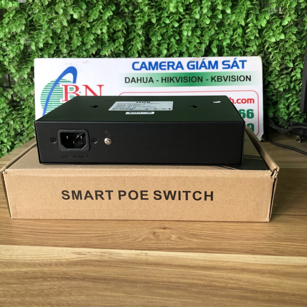 Switch POE 8 Cổng HDV Model HD408P