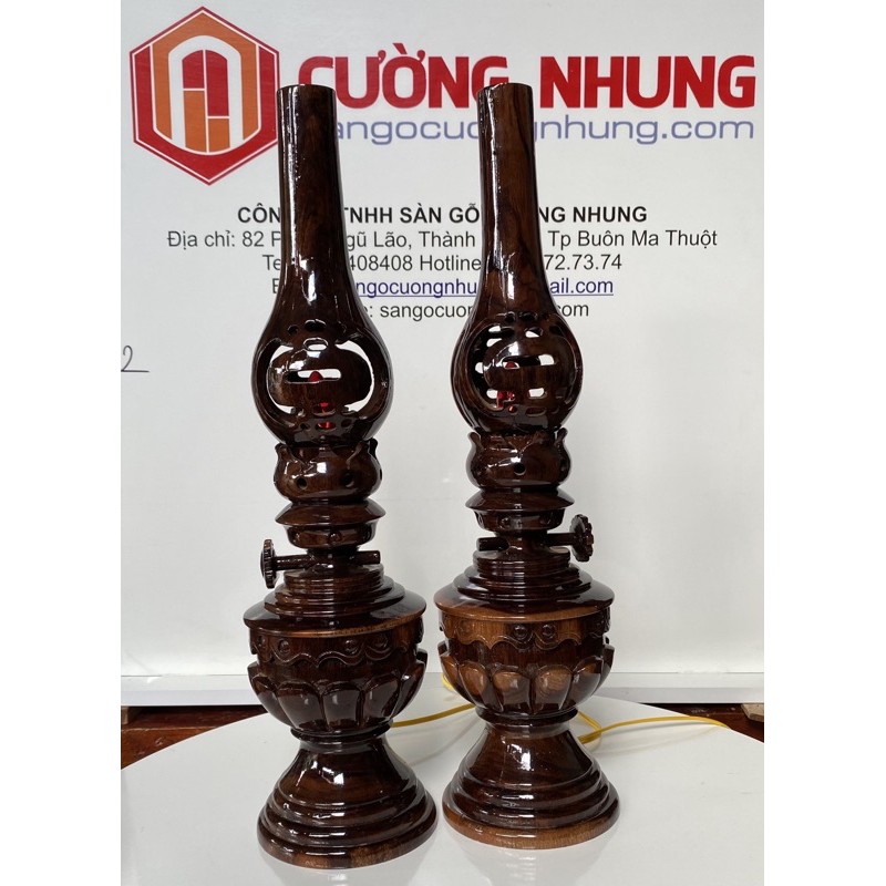 đèn để bàn thờ chất liệu gỗ chiuliu 0911727374