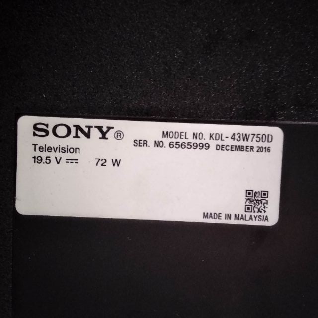 Sony 43W750D - Bộ 2 thanh LED viền cho tivi Sony 43W750D và các dòng tương tự