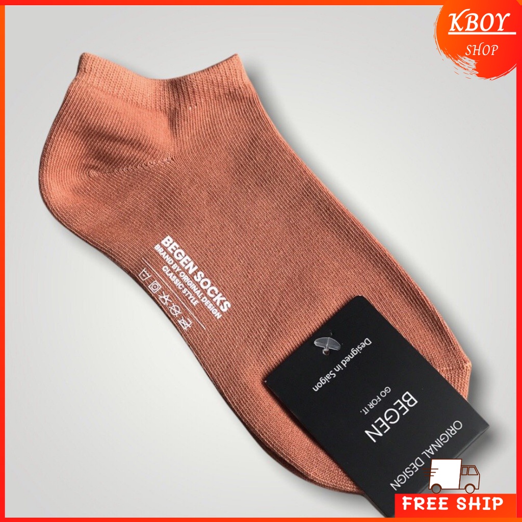 Tất Nam Cổ Ngắn, Vớ Ngắn Nam Nữ unisex trơn nhiều màu, vải sợi dày, mềm mịn, thoáng mát khử mùi - V01