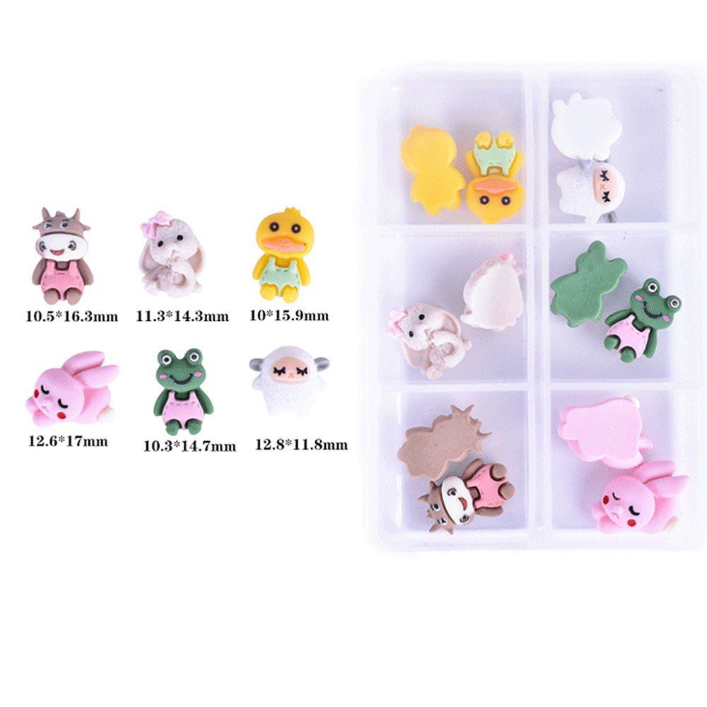 [Hàng mới về] Phụ Kiện Trang Trí Móng Tay Nghệ Thuật Hình Totoro Hoạt Hình 3D Xinh Xắn