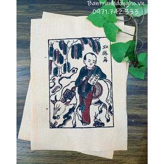 [❌FREESHIP 50k⛔] Tranh Đông Hồ Hiếu học