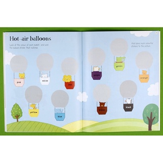 [Big Sale!] Dính dán - Usborne sticker book - First Colours