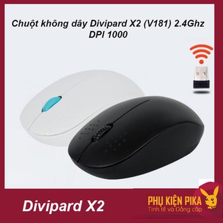 Chuột không dây divipard x2 2.4ghz dpi 1000