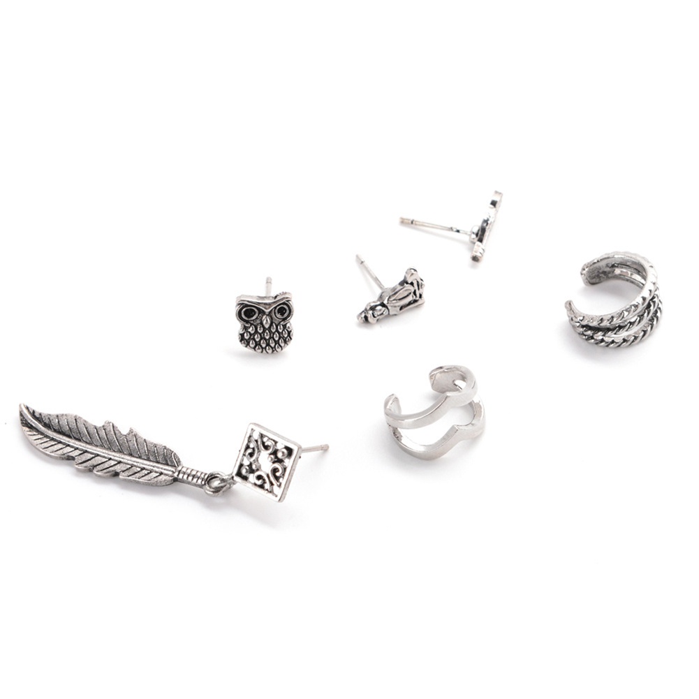 Set 6 khuyên tai phong cách Boho thời trang