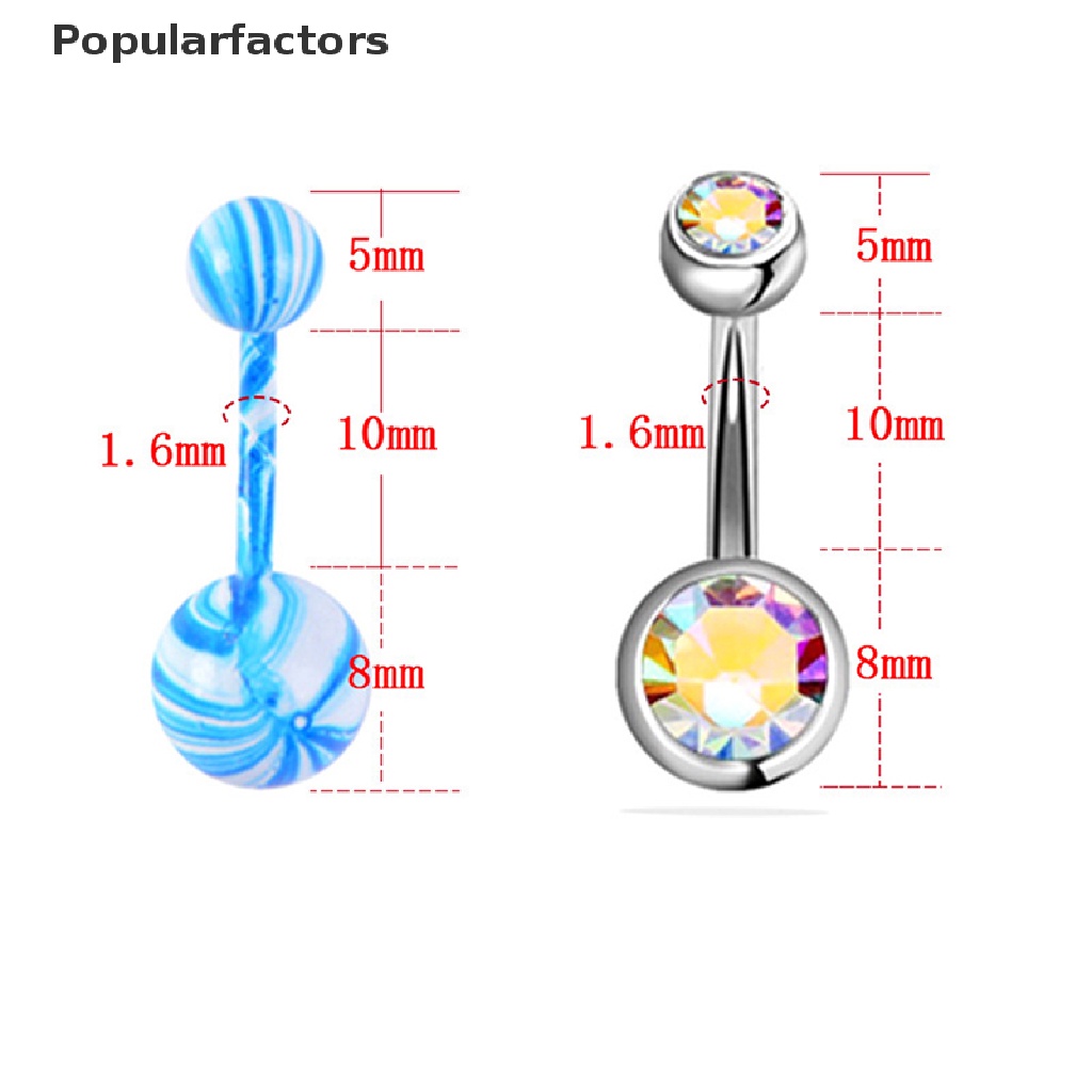 Bộ 16 Khuyên RốN ĐíNh Đá Xinh XắN