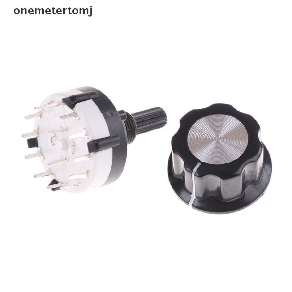 Công tắc xoay RS26 2 cực 6 vị trí có nút vặn tiện lợi