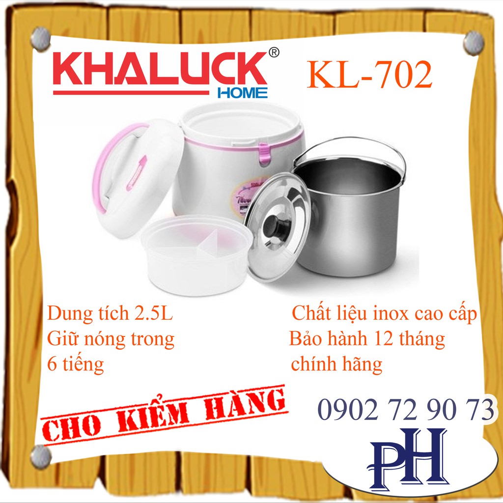 Nồi Ủ Khaluck KL-702 2.5L