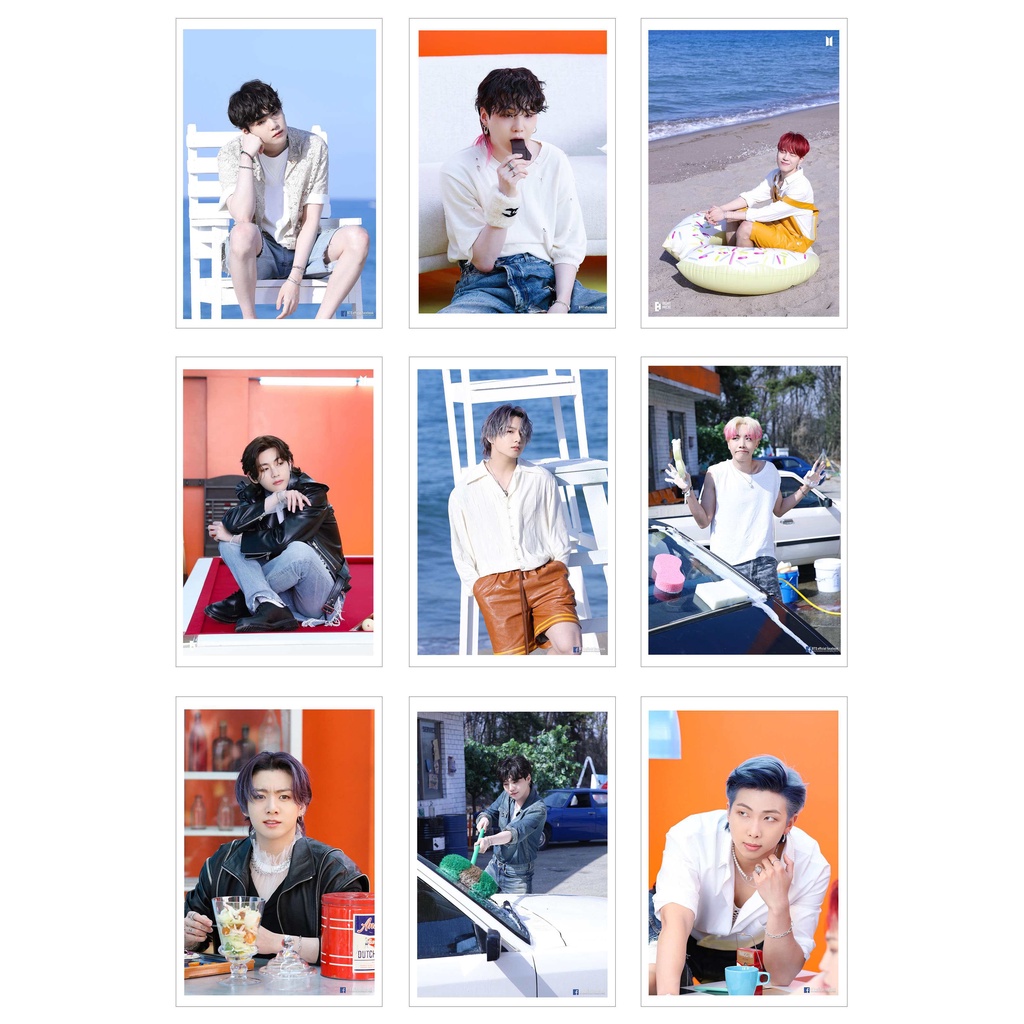 Ép Lụa] Lomo Card 36 Ảnh BTS - Butter CONCEPT PHOTO SKETCH