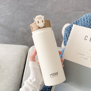 Bình giữ nhiệt TYESO chính hãng thể thích 500ml làm từ inox 304 an toàn, giữ nóng lạnh tốt.