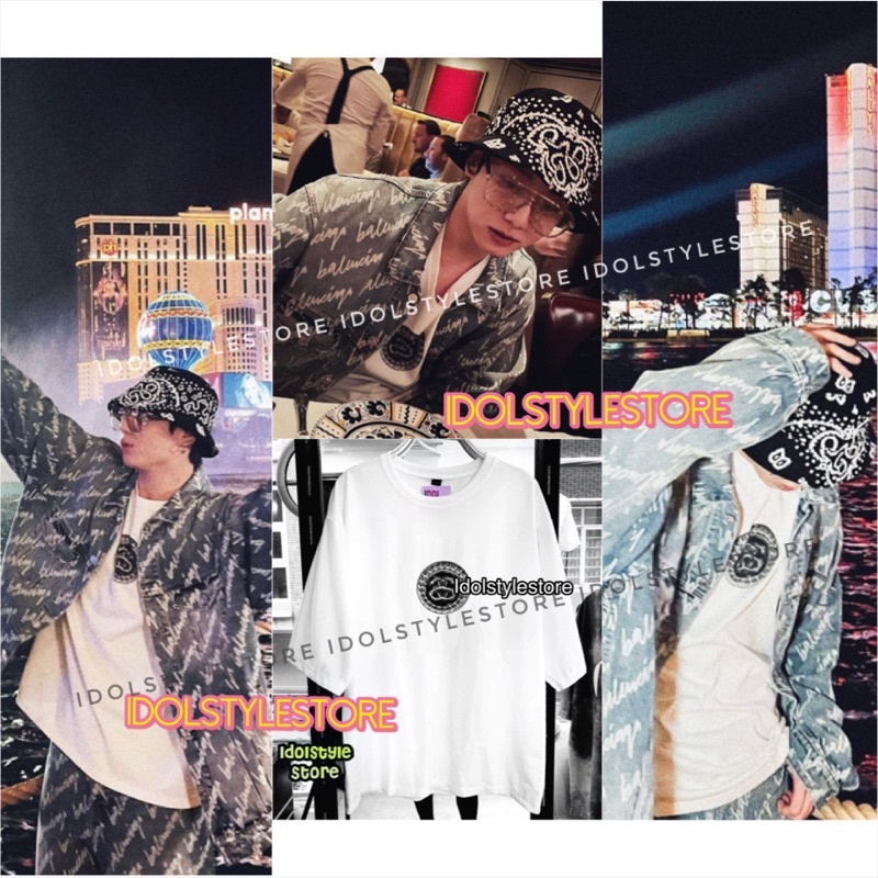 Áo thun logo tròn như Jungkook BTS