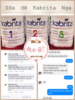 Sữa dê Kabrita Nga dạng lon 400gr