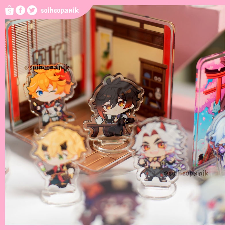 Tượng Mica/Standee Genshin Impact MINI