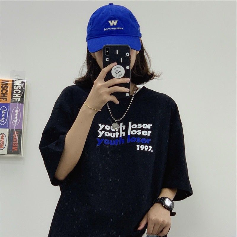 Áo thun ❤có size❤ tay lỡ unisex Youth loser