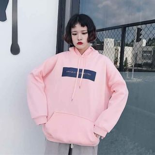 UNIQUE FOR RETRO HOODIE - MÀU HỒNG PHẤN - MÀU XÁM NHẠT ( hàng oder)