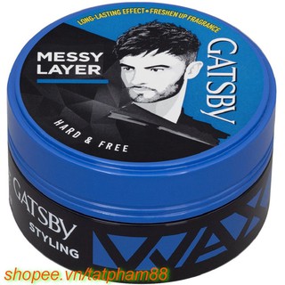 Wax Tạo Kiểu Tóc Gatsby Màu Xanh 75g Chính Hãng TAT Cung Cấp & Bảo Trợ.