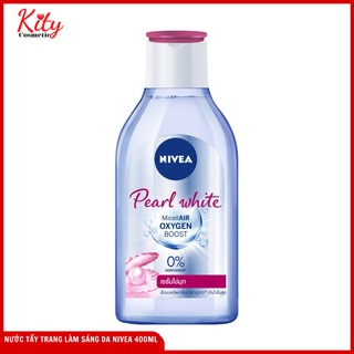 Nước tẩy trang nivea làm sáng da pearl white micellar water 400ml