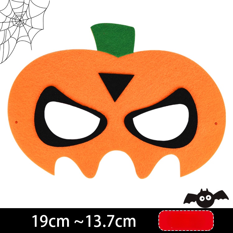 Bộ Dụng Cụ Làm Mặt Nạ Hóa Trang Halloween Hình Hoạt Hình Cho Trẻ Mẫu Giáo