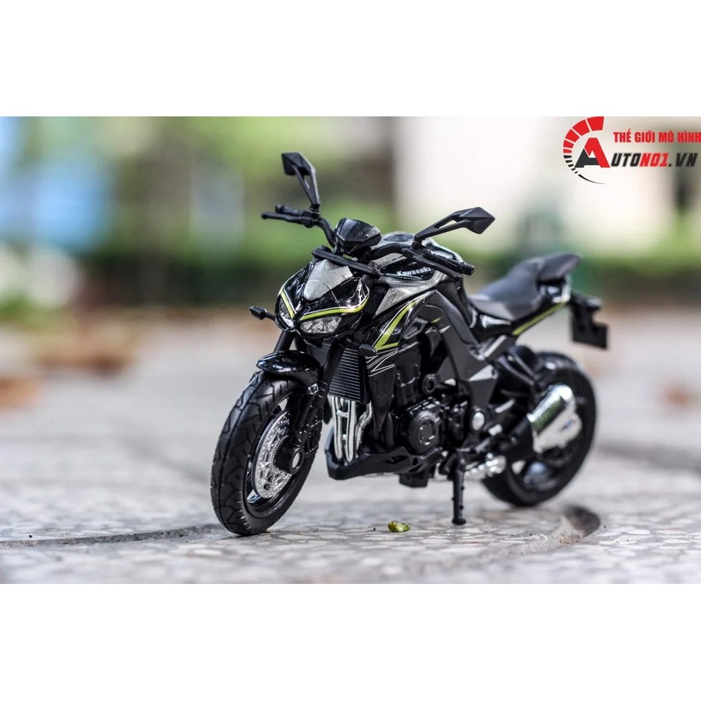 MÔ HÌNH XE KAWASAKI Z1000R 2017 BLACK 1:18 WELLY 5546