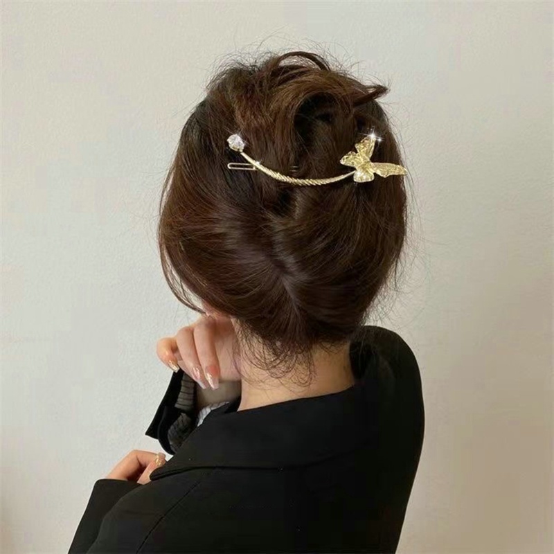 Kẹp Tóc Đính Ngọc Trai Thời Trang Cho Nữ