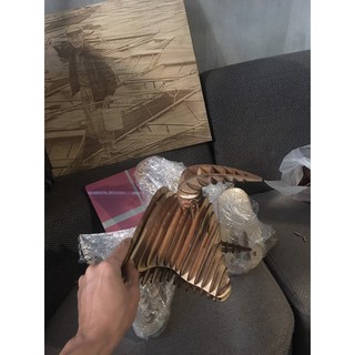 Đầu trâu 3d puzzle mô hình decor nhà cửa