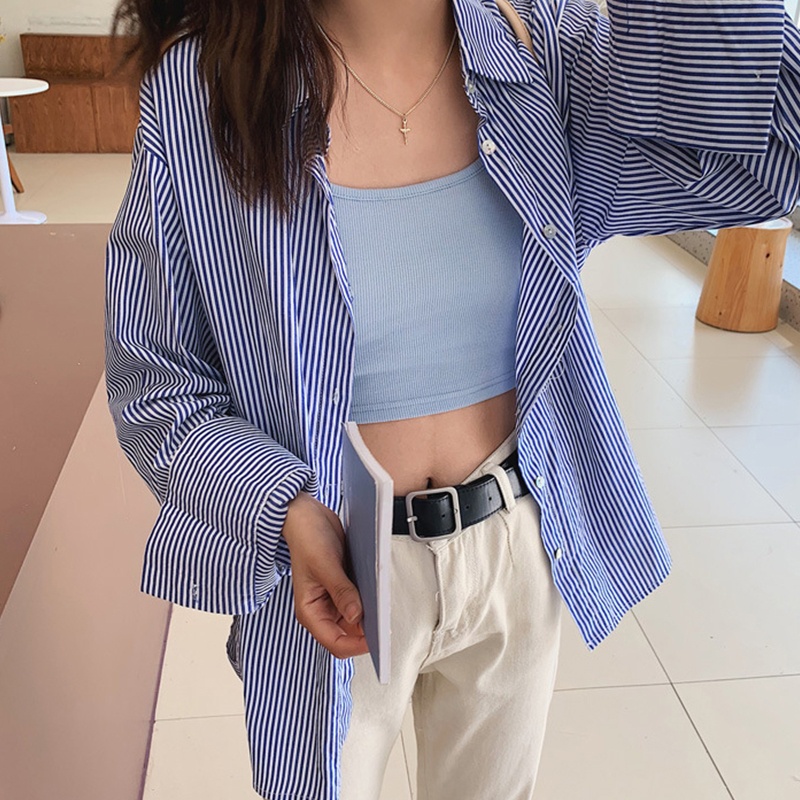 Áo Croptop Hai Dây Màu Sắc Thời Trang Mùa Hè Cho Nữ