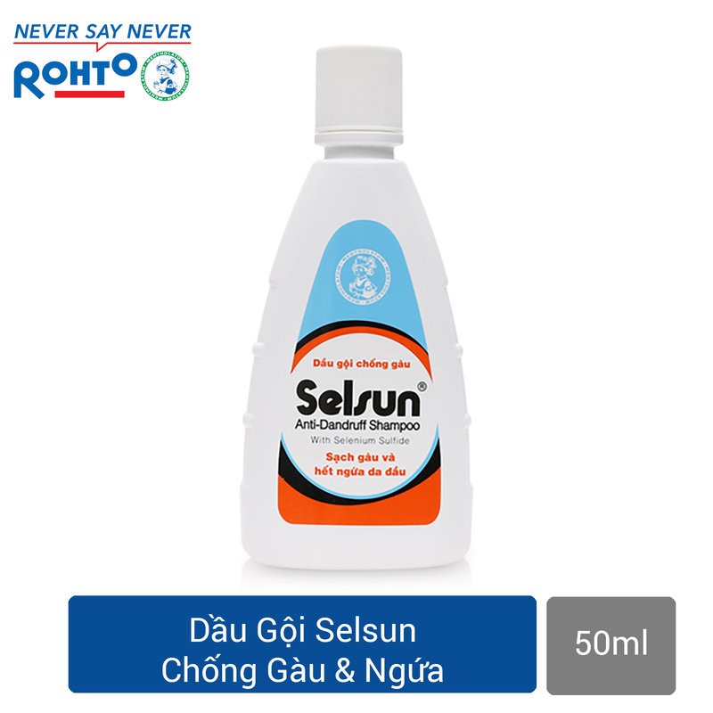 [Mã 154FMCGSALE giảm 8% đơn 500K] Dầu Gội Chống Gàu Và Ngứa Selsun 1% Selenium Sulfide Anti-Dandruff Shampoo 50ml