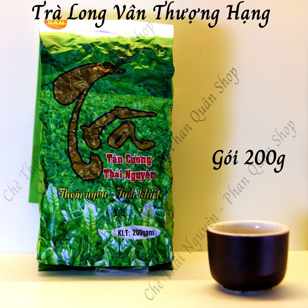 Chè Thái Nguyên Thơm Ngon Thượng Hạng, trà Long Vân Số 1 Tân Cương, 200g Đệ nhất Trà Xanh Thái Nguyên
