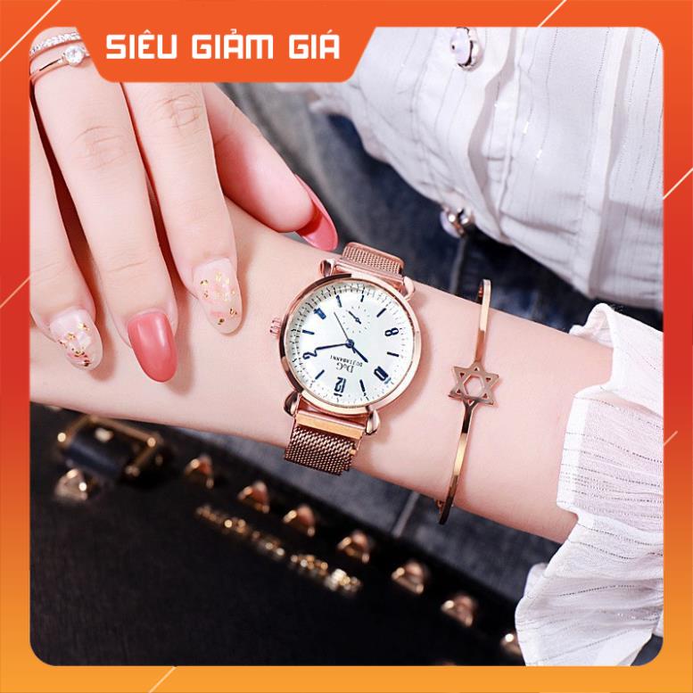 [Freeship] Đồng hồ thời trang nữ D&G dây nam châm vĩnh cửu, mặt số dể dàng xem giờ, vát cạch cực đẹp ( Mã: ADG01)