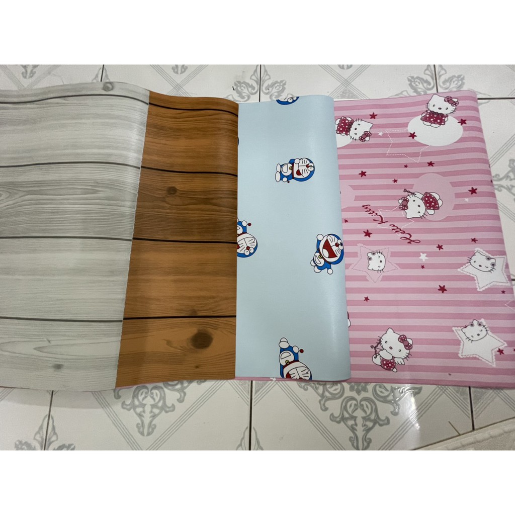 Sỉ 10m giấy dán tường khổ 45cm sẵn keo