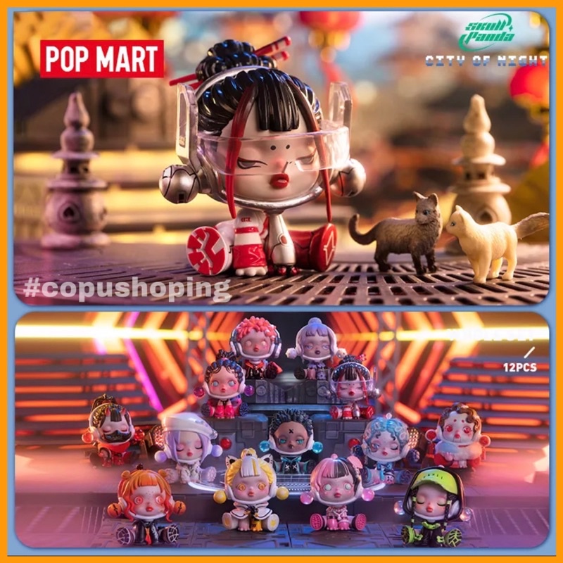 Mô hình SkullPanda City of Night Series Fashion Icon Pop Mart