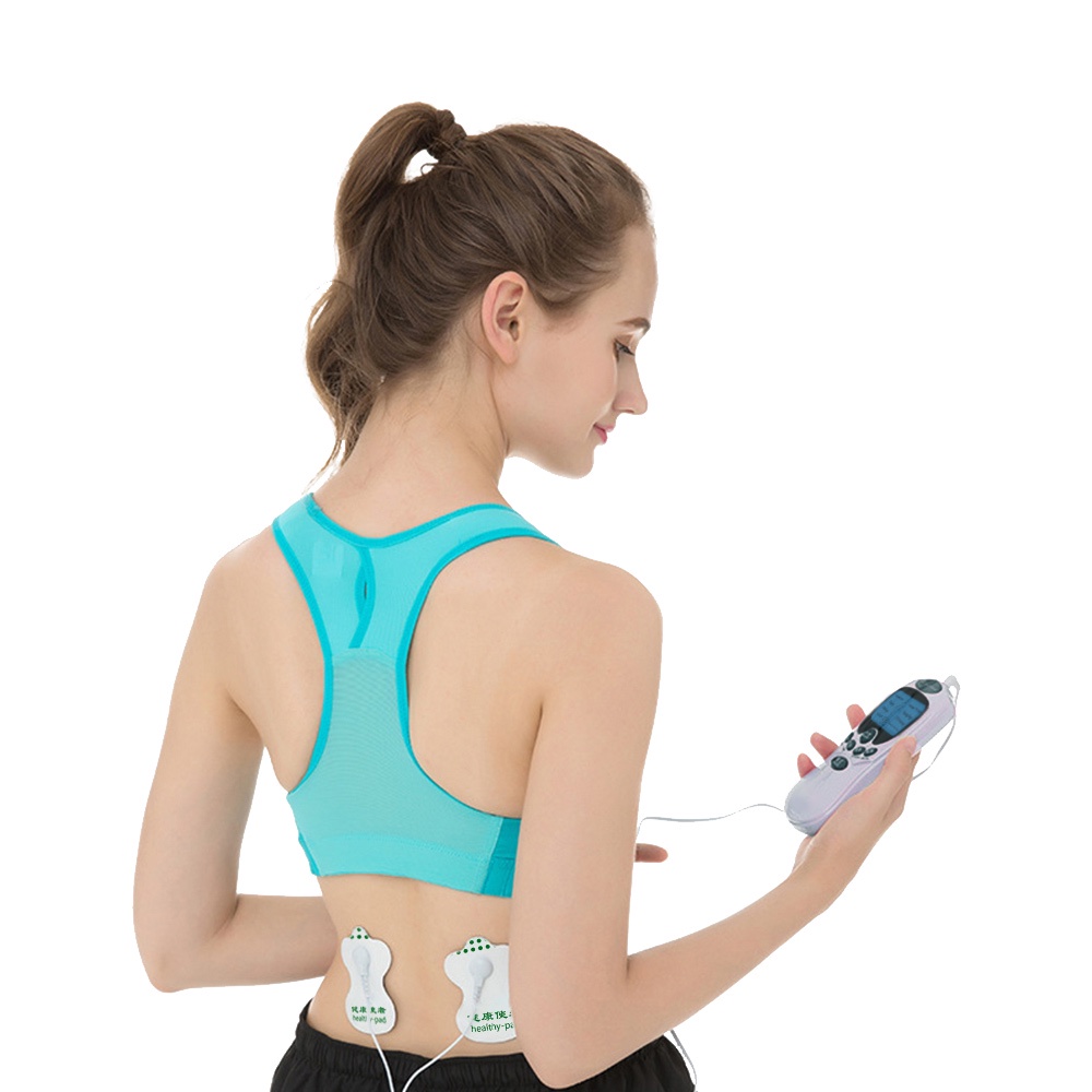 Máy Mát Xa Kỹ Thuật Số 8 Miếng Đệm EMS Chuyên Dụng Cho Lưng Cổ Và Chân