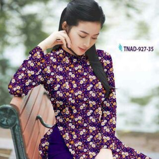 Vải áo dài nhí xinh