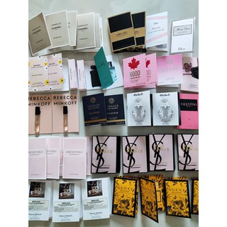 Mẫu thử nước hoa vials Miss Dior, Versace, Gucci, Replica, YSL, Burberry.. (Bill Mỹ)