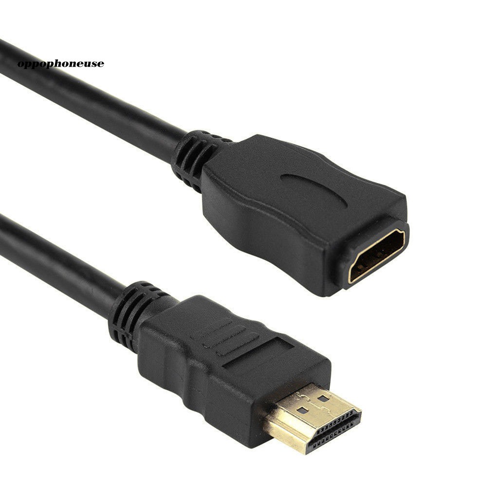 Cáp nối dài HDMI 0.3 / 0.5 / 1 / 1.5m mạ vàng chuyên dụng chất lượng cao