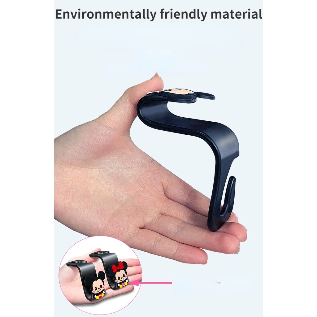 Móc Treo Đồ Đa Năng Gắn Sau Ghế Xe Hơi Tiện Dụng