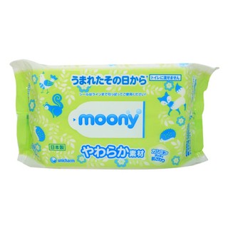  Khăn Giấy Ướt Moony - 80 tờ/ bịch [ Nhật Bản ]