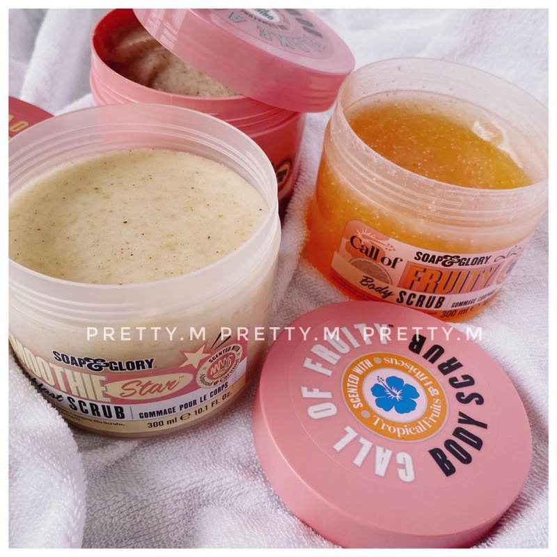 SOAP & GLORY SỮA TẮM ,TẨY DA CHẾT FULLSIZE