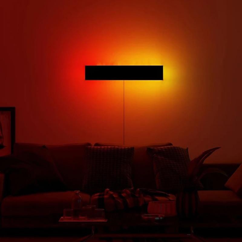 Đèn Led Wall RGB treo tường trang trí phòng ngủ phòng khách phòng làm việc GlowUp L06 quản lý qua app điện thoại