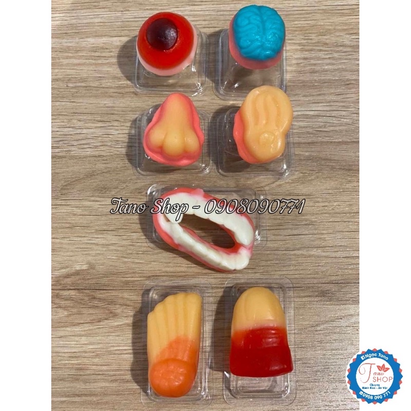 Kẹo dẻo Gummy Halloween Body Parts hiệu Risen - Mỹ