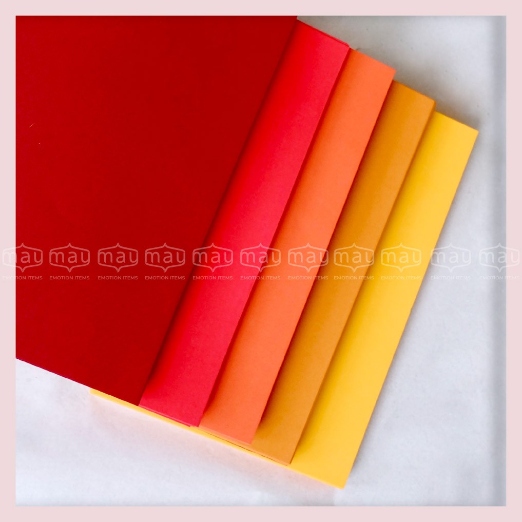 (set 10 tờ) Giấy mỹ thuật nhập khẩu khổ A4 nhiều màu định lượng 120gsm làm handmade, origami, sổ tay, thiệp